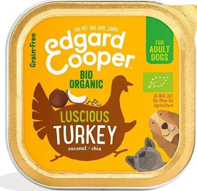 Edgard Cooper Dog Tacchino - Umido per cani 17x100 g