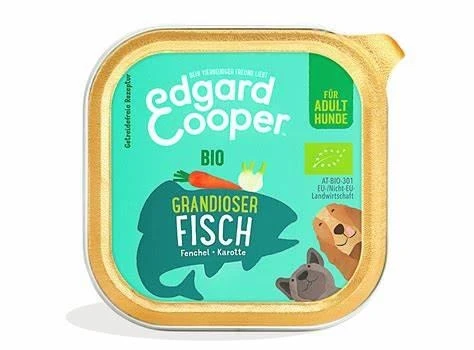 Edgard Cooper Dog Pesce - Cibo Umido per Cani 17x100 g