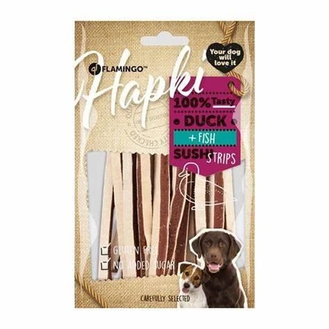 Flamingo Hapki Strisce Anatra/Merluzzo 85 g