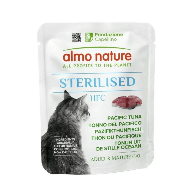 Almo Nature HFC Cat Sterilized Tonno del Pacifico 24 x 50 g