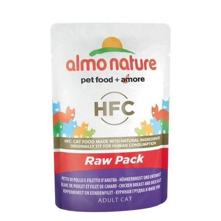 Almo Nature Filetto Pollo/Anatra per Gatti 24 x 55 g