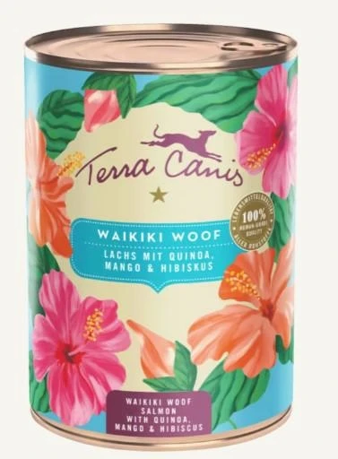 Terra Canis Flower Waikiki Woof Salmone 400 g
