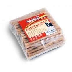 Record Best Bone rotolini medi 13 cm per cani, 400 g