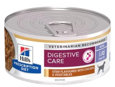 Hills i/d Low Fat Dog Spezzatino Pollo e Verdure 156 g