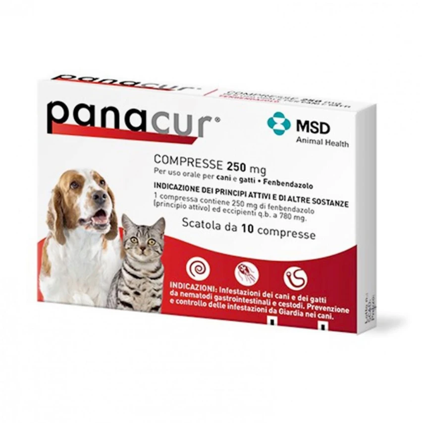 Panacur 250 mg - 10 compresse per cani | MSD