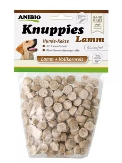 ANIBIO Knuppies Agnello Senza Glutine Bustina Gr 150
