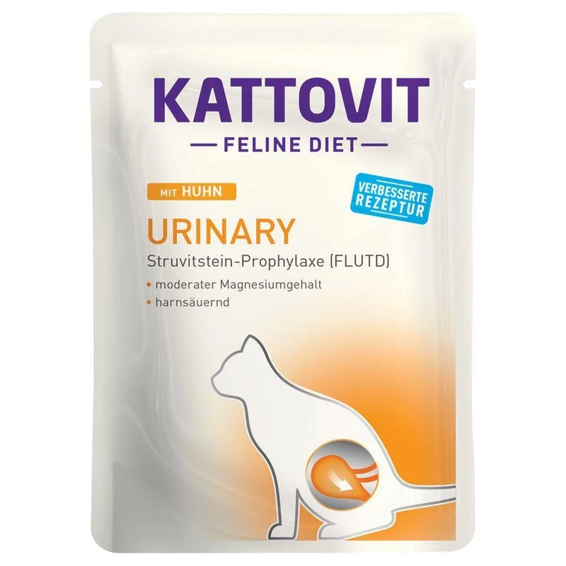 Kattovit Urinary Pollo Buste per Gatti 24 x 85 g