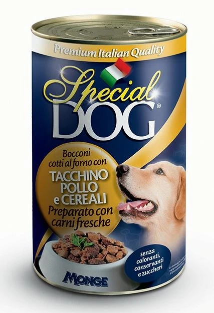 Special Dog Bocconi Tacchino/Pollo con Cereali 12 x 1275 g