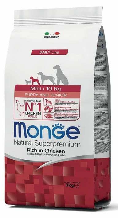 Monge Dog Mini Puppy 3 kg - Alimento secco per cuccioli mini