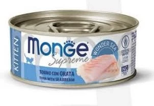 Monge Cat Supreme Kitten Tonno e Orata 80 g