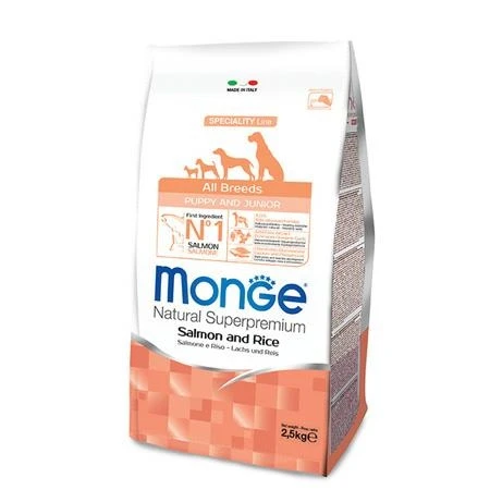 Monge Puppy Salmone 2,5 kg - Mangime secco per cuccioli