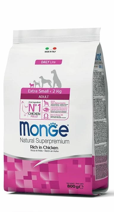 Monge Dog XS Adult 3 kg - Crocchette per cani di taglia XS