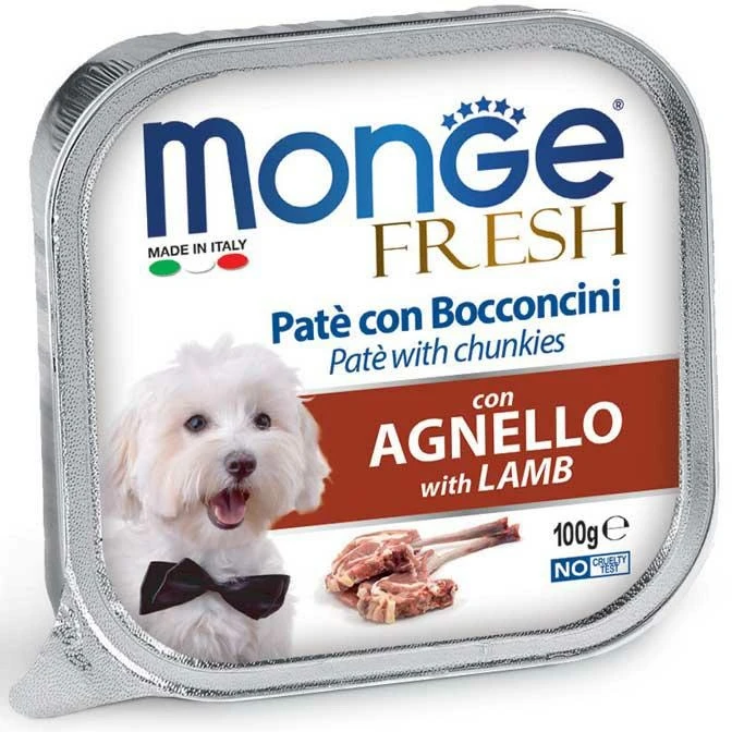 Monge Dog Fresh Agnello 32 x 100 g