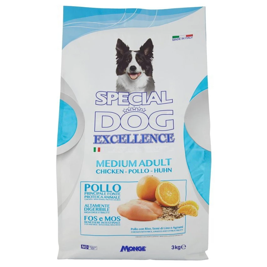 Specialdog Excellence Medium 3 kg - Mangime secco per cani
