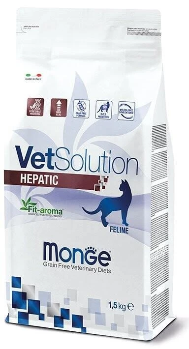 Monge Cat Hepatic 1,5 kg - Mangime dietetico per gatti
