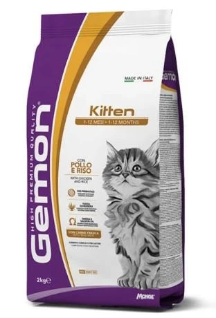 Gemon Cat Kitten Pollo e Riso 2 kg