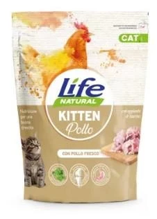 Lifepet Lifecat Kitten Pollo 800 g - Mangime secco per gattini