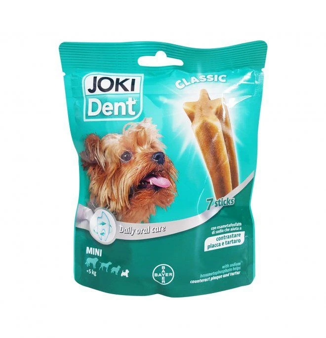 Elanco Joki Dent Classic Mini Snack dentale per cani, 98 g