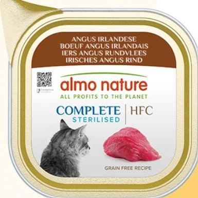 Almo Nature Cat Complete Sterilized Angus irlandese 17 x 85 g