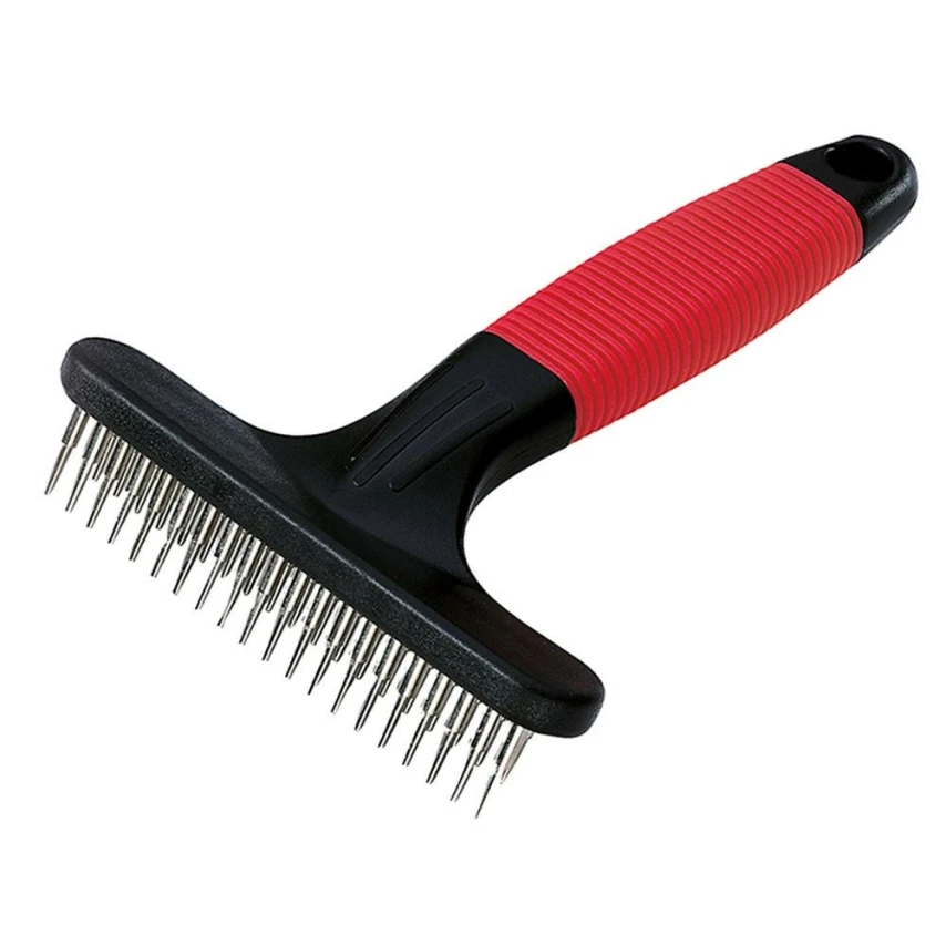 Ferplast Pettine a 2 File con Denti Rotanti GRO 5874