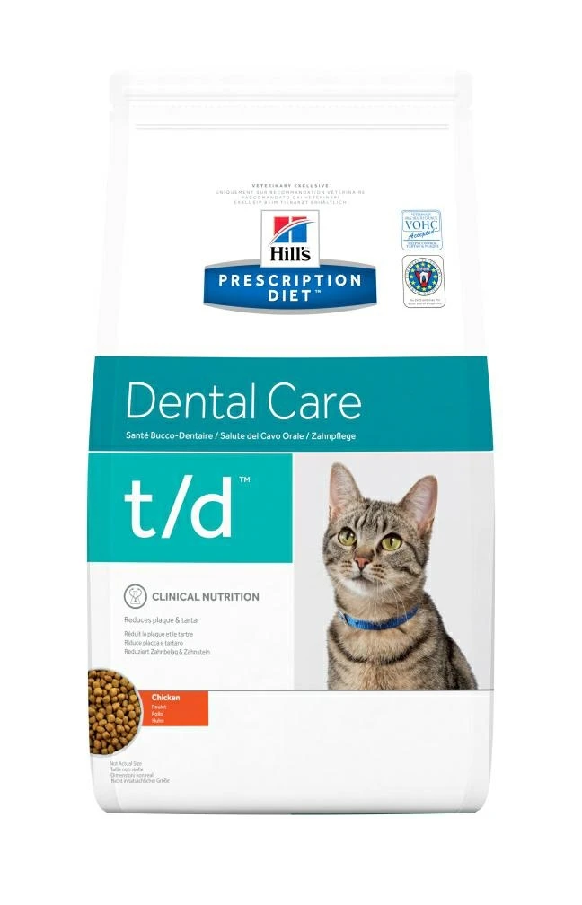Hills t/d Gatto Mangime Dietetico 1,5 kg