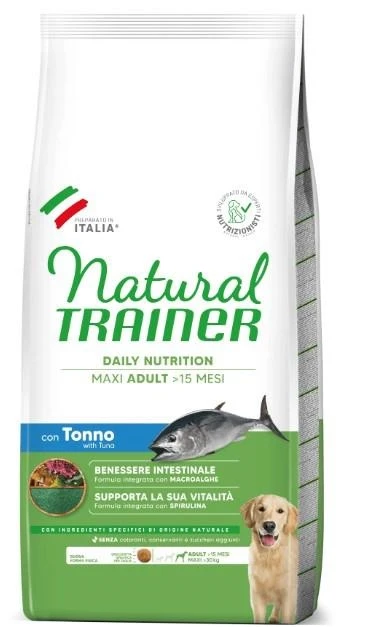 Trainer Natural Maxi Tonno 12 Kg - Alimento Secco per Cani