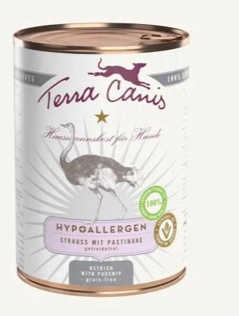 Terra Canis IPOALLERGENIC 400g Struzzo - TERRACANIS
