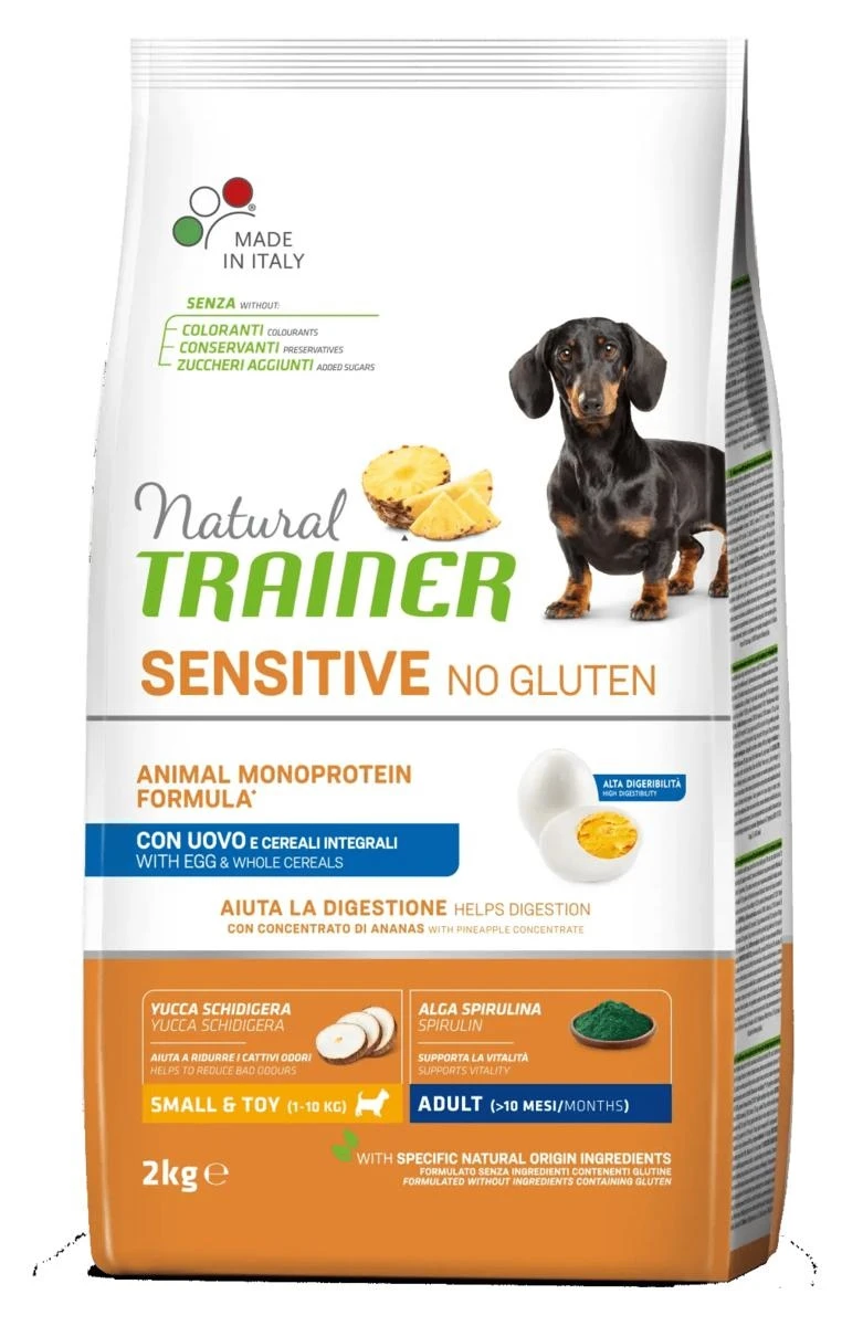 Trainer Sensitive Mini Uova 2 kg - Mangime Secco per Cani