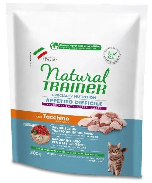Trainer Natural Cat Appetito Difficile Tacchino 300g