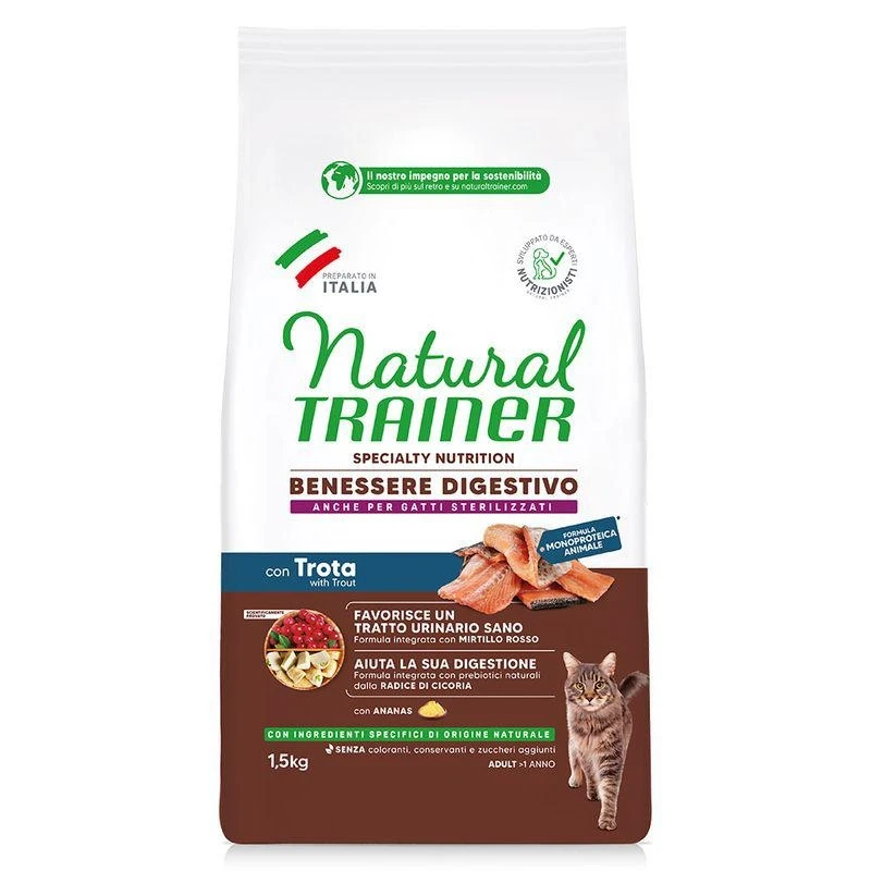 Trainer Natural Cat Benessere Digestivo Trota - Natural Trainer