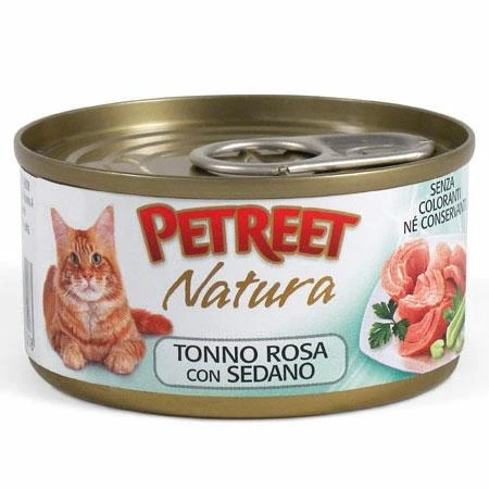 PETREET Tonno Rosa al Naturale 70g per Gatti