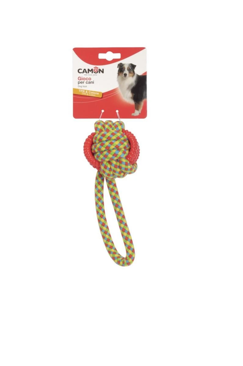 Palla Intrecciata CAMON per Cani - Gioco Divertente