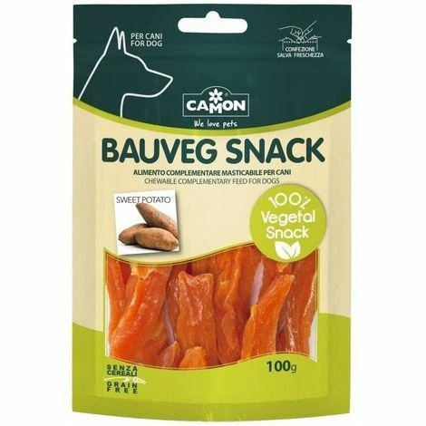 Camon Sweet Potato Strips 100 g - Snack per Cani
