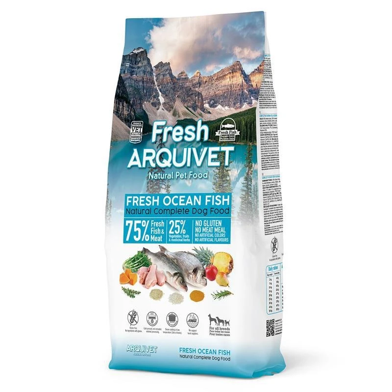 Arquivet Fresh Ocean Fish 10 kg - Mangime Secco per Cane