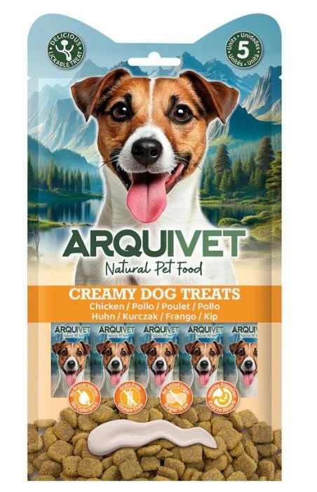 Arquivet Dog Snack Liquido al Pollo 5 x Gr 15