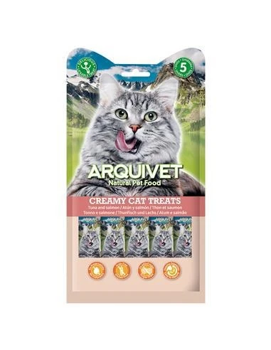 Arquivet Cat Snack Liquido al Tonno/Salmone 5 x Gr 14