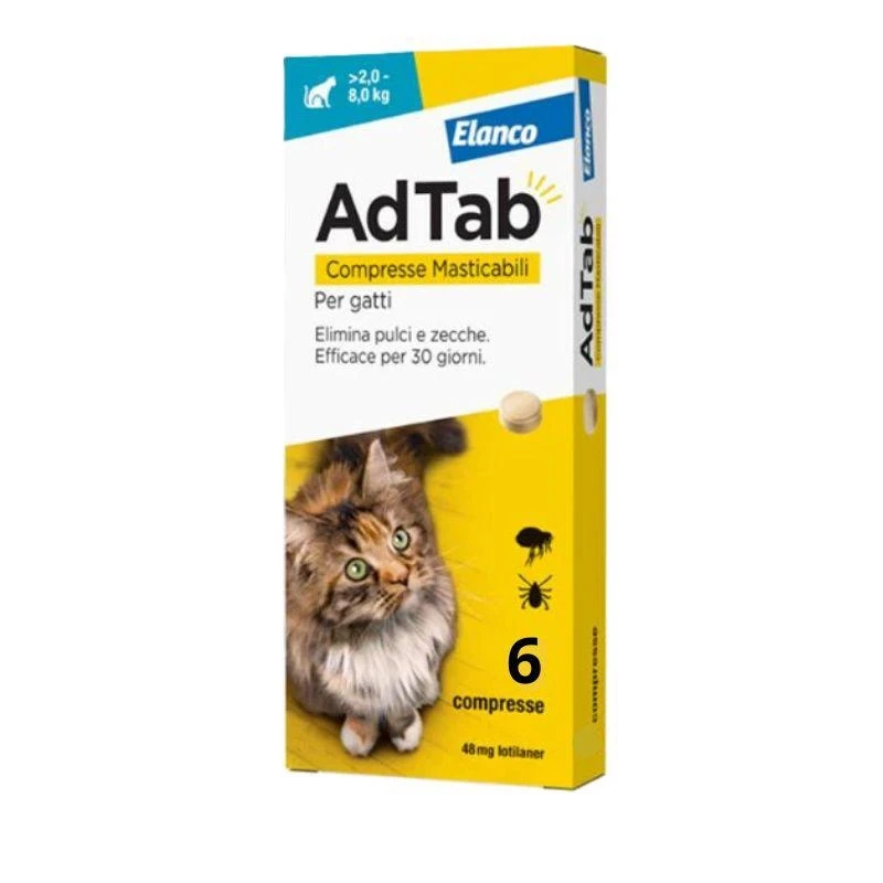 ADTAB Compresse Masticabili per Gatti 2kg - Elanco