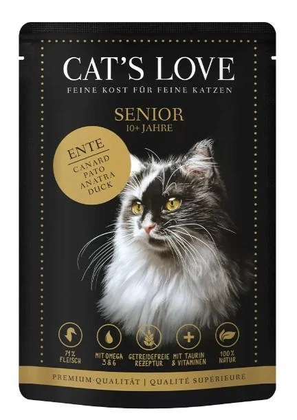 CAT'S LOVE Senior Anatra 2 kg - CATSLOVE