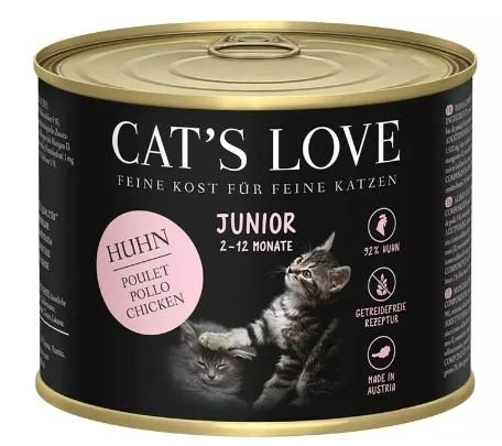 CAT'S LOVE Junior Pollo 200g - CATSLOVE