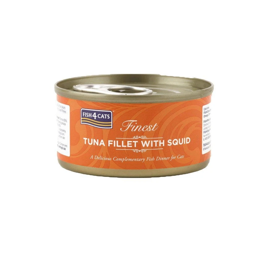 Fish4Cats Finest Filetti Tonno/Calamari - 70g