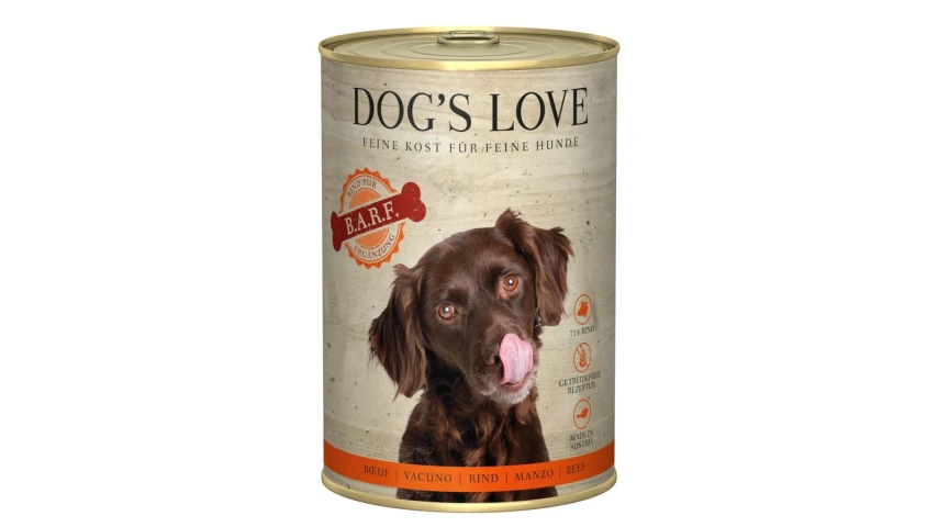Dog's Love BARF Manzo-Rind 400g - DOGSLOVE