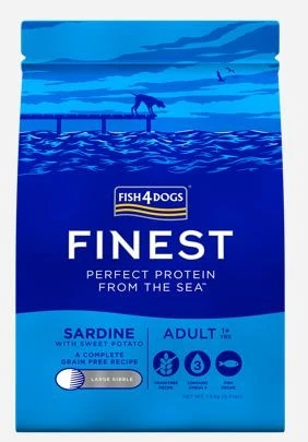 FISH4DOGS Finest Adult Sardine/Patate (Large Kibble) 1,5 kg