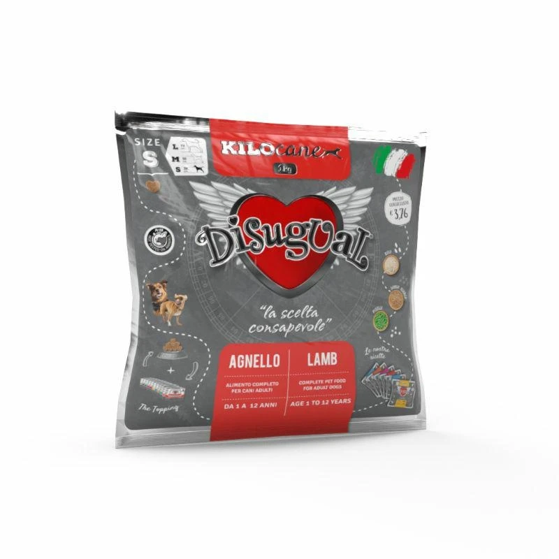 Disugual Kilocane Mini Agnello 1 Kg - Nutrizione Completa per Cani