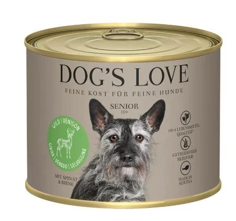 Dog's Love Senior Gr 200 Selvaggina - Mangime Umido per Cani