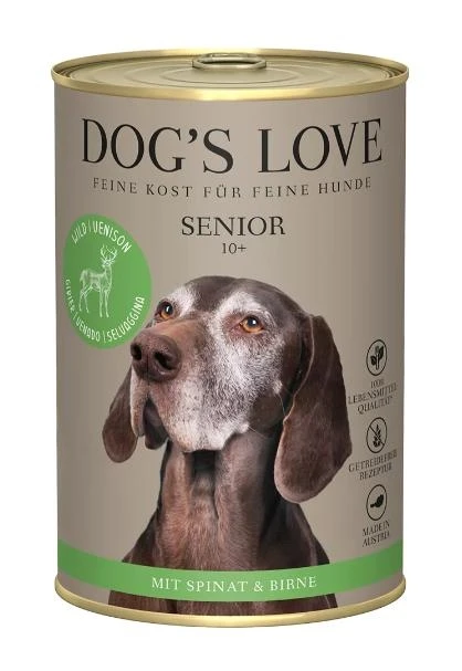 DOG'S LOVE Senior Gr 400 Selvaggina - Mangime Umido per Cani