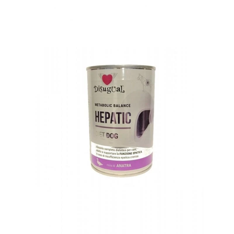 Disugual Dog Hepatic 400g Anatra - Alimenti Umidi per Cane