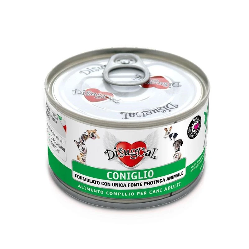 DISUGUAL Dog Coniglio Gr 150 - Mangime Umido per Cani