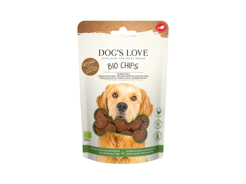 Dog's Love Chips Bio 150g Pollo - DOGSLOVE