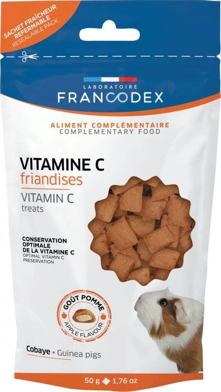 Snack Vitamina C per Cavie ZOOLUX - 50g - Zolux