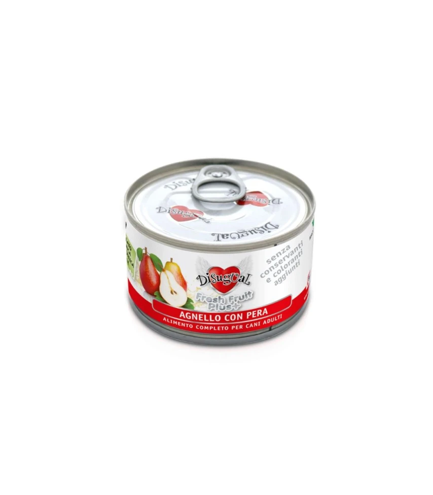 Disugual Fruit Agnello/Pera Gr 150 - Delizia Umida per Cani